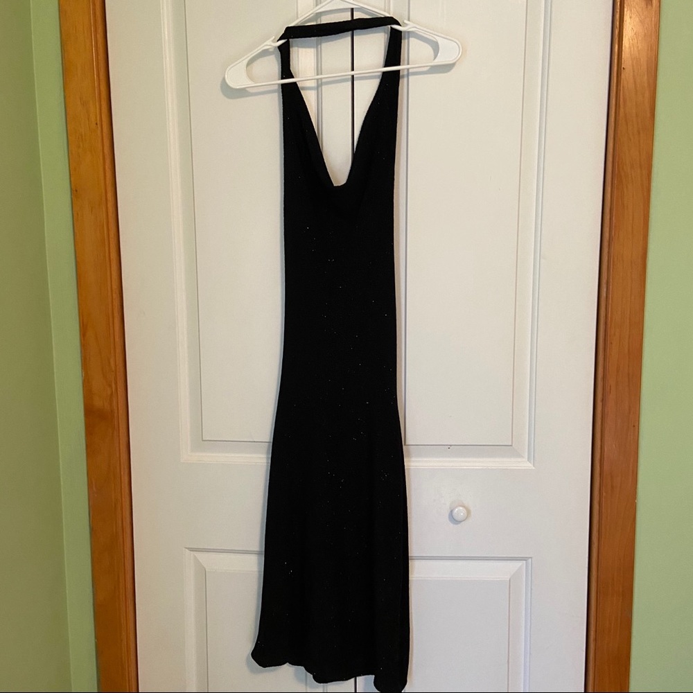 Women’s little sparkly black dress